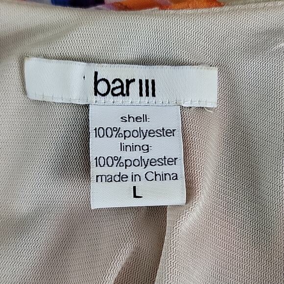 Bar III Sleeveless High-low Mulitcolor Sundress Large - Picture 11 of 12